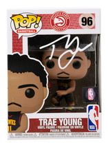 Trae Young Signed Atlanta Hawks NBA Funko Pop! Vinyl Figure #96 BAS - £193.06 GBP