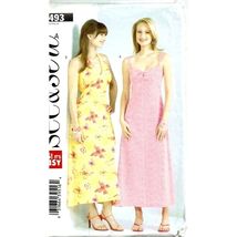 Butterick See and Sew Sewing Pattern 4493 Misses Petite Dress Size 12-16 - $7.67
