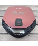 Sony Discman D-171 Portable CD Player Red - For Parts or Repair - £11.37 GBP