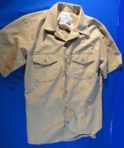 NSU NAVY Service Uniform Military Men&#39;s Khaki TYPE I - Short Sleeve Shirt  29X42 - £14.64 GBP