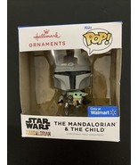 Star WarsHallmark The Mandalorian &amp; Child Funko Pop Christmas Tree Ornament - $12.19 CAD