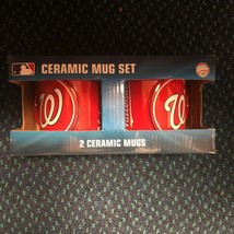 MLB Washington Nationals Ceramic Mus Set of 2 11 OZ - £26.63 GBP