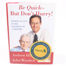 Signed By Andrew Hill CBS Be Quick But Don&#39;t Hurry Hardcover Book With D... - $18.75 CAD