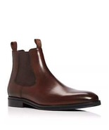 Bloomingdale&#39;s Men&#39;s Chestnut Pull On Chelsea Boots - $198.30 CAD