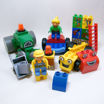 Lego Duplo Bob The Builder Mixed Lot Roley Muck Scoop Lofty Loose Bricks - £19.95 GBP