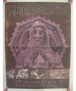 High On Fire Poster Promo Album Art Of Self Defense Summer 2012 Southern... - $26.99