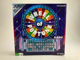 Wheel of Fortune 4TH Edition Board Puzzle Game By Pressman for the Whole Family - £18.40 GBP