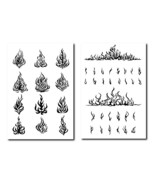 Mylar Airbrush Paint Tracing Stencils Camouflage Tattoo RC Body Mask FLA... - $226.72 MXN