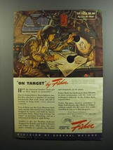 1945 Body by Fisher Ad - On target by Fisher - $18.49