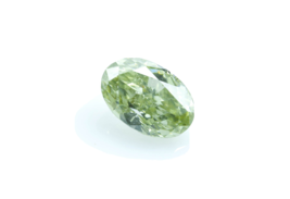 Chameleon Diamond - 0.72ct Natural Loose Fancy Green Chamelon Color GIA Oval - £4,886.80 GBP