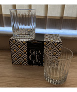 Grace Era  Handmade Whiskey Glasses  Bar Glasses Set of 2 NEW - $44.86 CAD