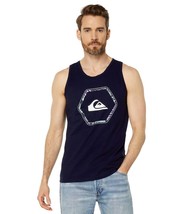 Quiksilver Men&#39;s in Shapes Tank Tee Shirt, Color Navy Blazer, Size Medium - £8.86 GBP