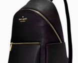 Kate Spade Leila Dome Backpack Black Pebbled Leather K8155 NWT $399 Reta... - £109.97 GBP