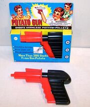 2 POTATO GUNS toy gun spuds novelty toys SPUD game toys new shoot potato... - $9.55