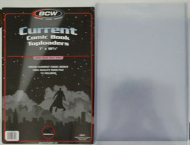2 Loose BCW Current Comic Book Topload Holder Toploaders New - £10.97 GBP