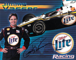 Jimmy Vasser signed INDYCAR Miller Lite Racing 8x10 Photo- COA - $33.95