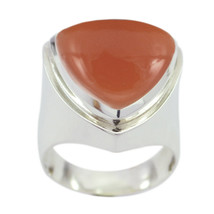 Red Onyx Solid Silver Ring Domestic Jewelry For Father&#39;s Day Gift US - £37.26 GBP