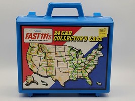 VINTAGE 1982 KENNER FAST 111&#39;S 24 CAR COLLECTORS CASE, Cincinnati Ohio, NOS - £43.85 GBP