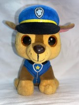 TY Beanie Boo Paw Patrol Chase 7 in Plush Police Dog Nick Jr Stuffed Animal Toy - £6.19 GBP
