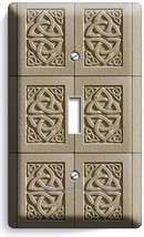 Celtic Knot Irish Trinity Tile Design Single Light Switch Wall Plate Room Decor - £8.16 GBP