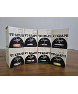 Vintage 8 colors Vu-Graph Ink Old Stock For Glazed Surfaces - $42.04