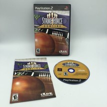 Strike Force Bowling (Sony PlayStation 2 PS2, 2004) Disc with Manual CIB EUC - £5.31 GBP