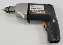 *X) Vintage Black & Decker 3/8" Commercial Duty Electric Drill No. 7154 - $14.84