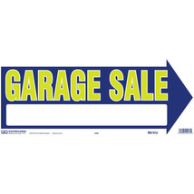 Hy-Ko™ Corrugated Neon Garage Sale Arrow Sign 9&quot; x 18&quot; (5 pcs.) - £23.97 GBP