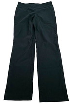 Hilary Radley Womens Slacks Black Size 6 Rayon Blend Pullon Stretch Pockets - £8.81 GBP