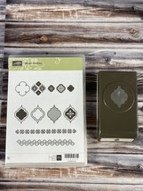 Stampin&#39; Up! Stamp &amp; Punch Set Mosaic Madness 100% Complete w/ Embossing Folder - £22.93 GBP