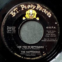 The Happenings - See You In September / He Thinks He&#39;s A Hero [7&quot; 45 rpm Single] - $2.27