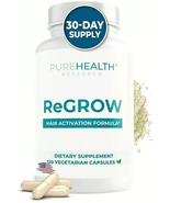 ReGrow Hair Growth Vitamins with Biotin, Hair Supplement by PureHealth R... - $81.87 CAD