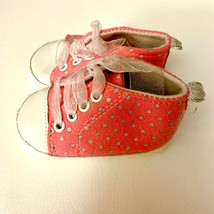Duck Duck Goose 3-6M Pink Cotton Shoes - $4.05 CAD