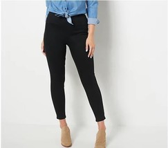 Denim &amp; Co. Everyday Black Denim Stretch Jeggings (Black, 28 Wide) A467616 - £14.84 GBP