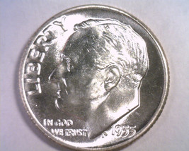 1955 Roosevelt Dime Gem Uncirculated Gem Unc. Nice Original Coin Fast 99c Ship - $11.75