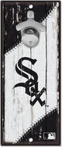WinCraft MLB Chicago White Sox Bottle Opener5x11 Wood Sign Bottle Opener, Team C - £26.50 GBP
