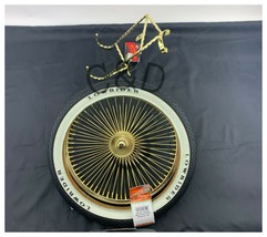 Universal Squar Twisted Continental Kit , Lowrider Tire, Front Wheel In Gold - £166.97 GBP