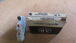 ALLEN BRADLEY 1492-GH150 / (1) POLE / 15 AMP / DIN MOUNT CIRCUIT BREAKER - $5.59