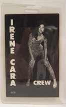 IRENE CARA - VINTAGE ORIGINAL CONCERT TOUR LAMINATE BACKSTAGE PASS - £12.34 GBP