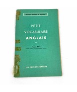 Petit vocabulaire anglais Collection méthode et travail Rey Jean 1948 Ra... - £12.74 GBP