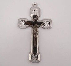 Religious Jesus Crucifix Cross Aluminum Stations Of The Cross - £18.50 GBP