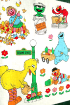 Fabric Sesame Street Vintage 1993 &quot;Clean Up&quot; 14&quot; x 18&quot; Square Elmo Cooki... - $2.00