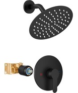 With Its Single Handle Shower System Set And Matte Black Female Threaded... - €49,93 EUR