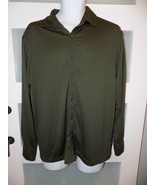 George Olive Night LS Dress Shirt Size Medium (38-40) MEN&#39;S NEW - $21.85