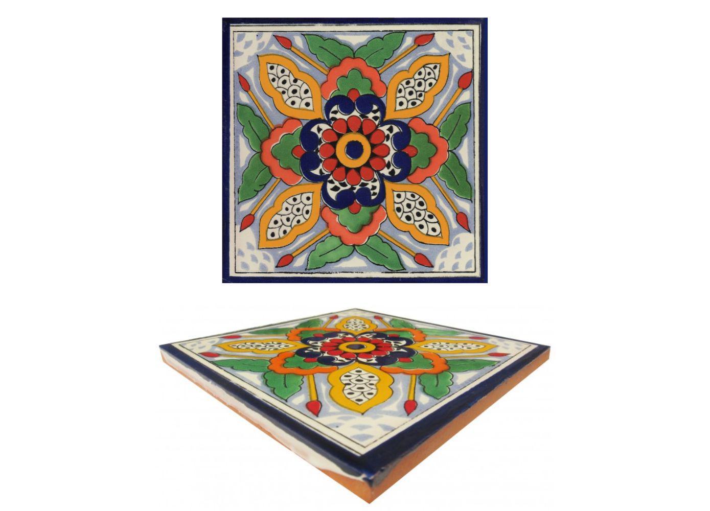 Mexican Talavera Ceramic Tiles Barroco Handcrafted - Tapalpa -  (you sel... - $199.00