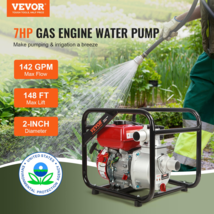 Gasoline Engine Water Pump, 2-Inch, 7HP, 142 GPM, High Pressure, EPA Cer... - $245.99