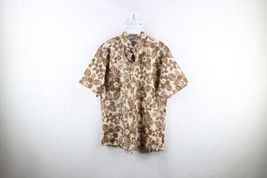 Vintage 90s Reyn Spooner Mens Large Faded Flower Collared Button Down Polo Shirt - £46.68 GBP