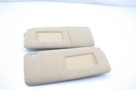 00-06 Bmw X5 E53 Sun Visors Driver Passenger Pair Cloth Tan E3293 - £77.09 GBP