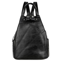 Multifunctional New Women&#39;s Backpack Fashion Ladies Anti-theft Backpack Solid Co - £64.14 GBP