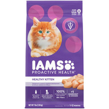 IAMS Proactive Health Kitten Dry Cat Food Chicken 1ea/7 lb - £36.58 GBP